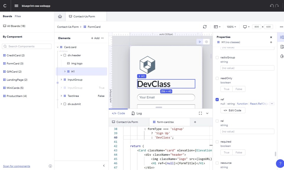 Wix previews Codux, a visual design tool for React